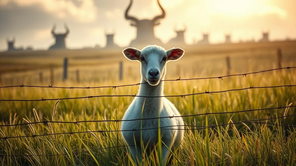 Dream symbol: ewe caught in barb wire: symbolism: Need for Protection and Guidance