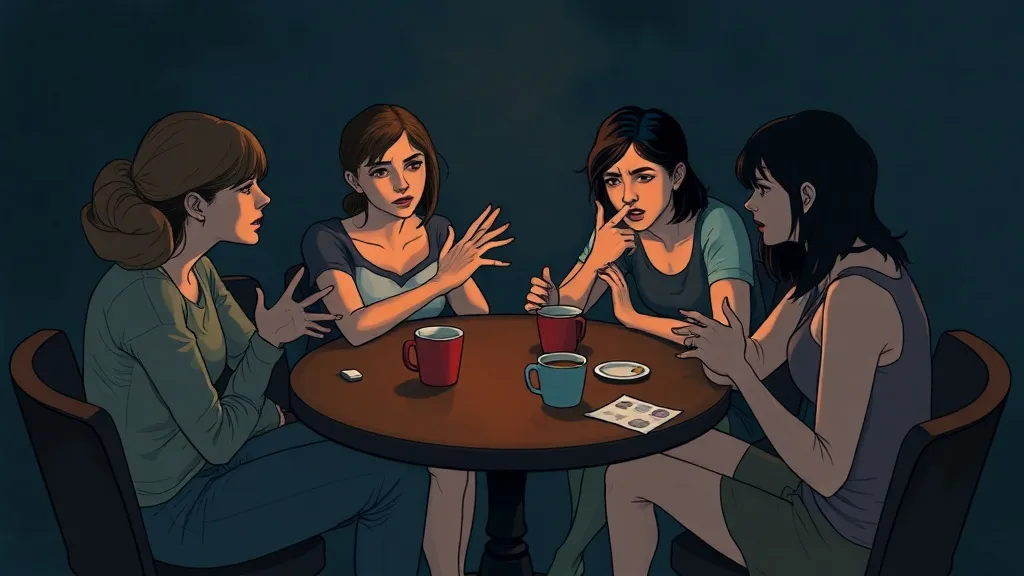 Dream symbol: sitting with friends and sister: scenarios: Dreaming of a Heated Debate with Friends and Sister: Strong Opinions and Disagreements