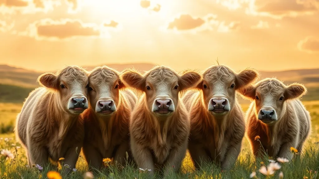 Dream symbol: furry brown cows: scenarios: Dream about Talking Furry Brown Cows