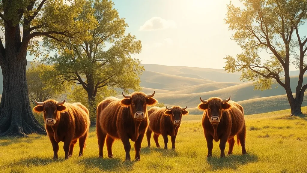 Dream symbol: furry brown cows: symbolism: Indication of Stability and Groundedness