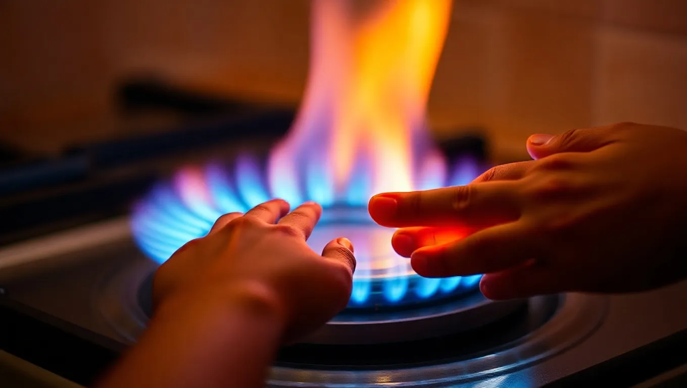Dream symbol: gas stove with flame: scenarios: Dream About a Gas Stove Flame Causing a Burn Dream symbol: gas stove with flame: scenarios: Dream About a Gas Stove Flame Causing a Burn