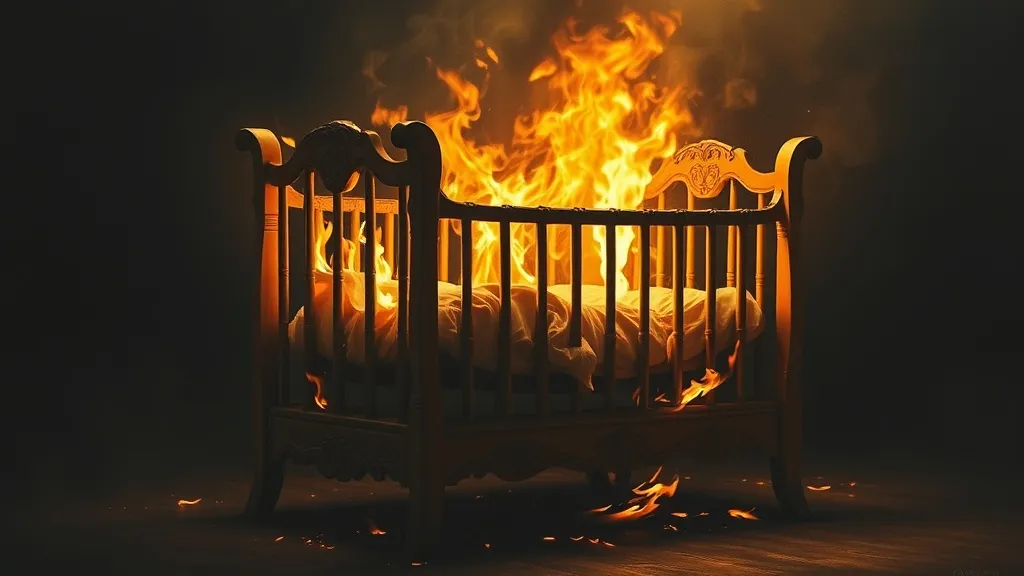 Dream symbol: baby crib: scenarios: Dreaming about a Baby Crib on Fire