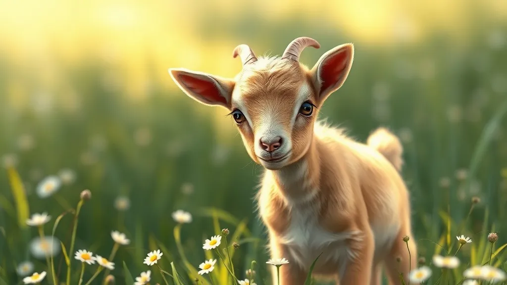 Dream symbol: baby female goat: symbolism: New Beginnings and Potential