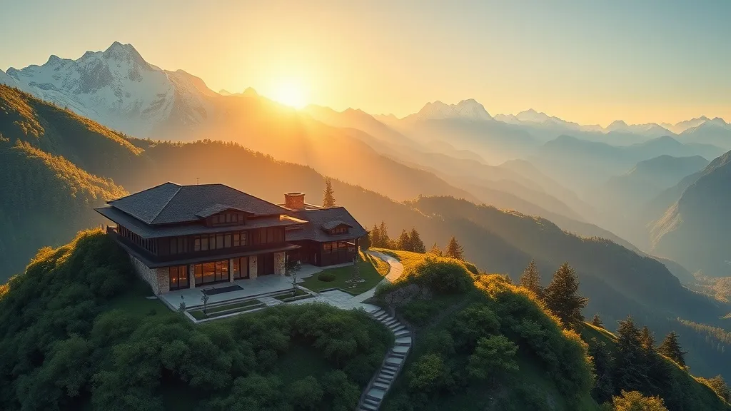 Dream symbol: beautiful compound: scenarios: Dream About a Beautiful Compound in the Mountains