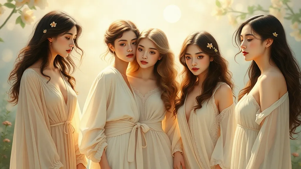 Dream symbol: beautiful young woman: scenarios: Dreaming of Multiple Beautiful Young Women