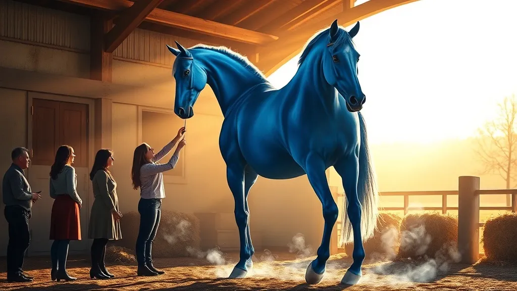 Dream symbol: blue horse: demographics: People Working with Horses and Their Blue Horse Dreams