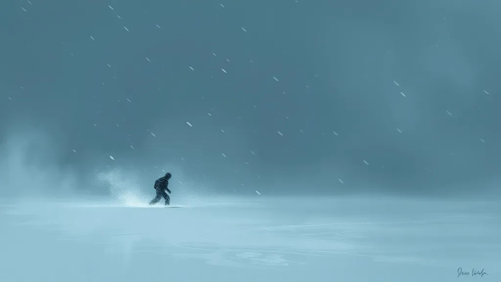 Dream symbol: cold winter: scenarios: Dream About Being Lost in a Winter Blizzard