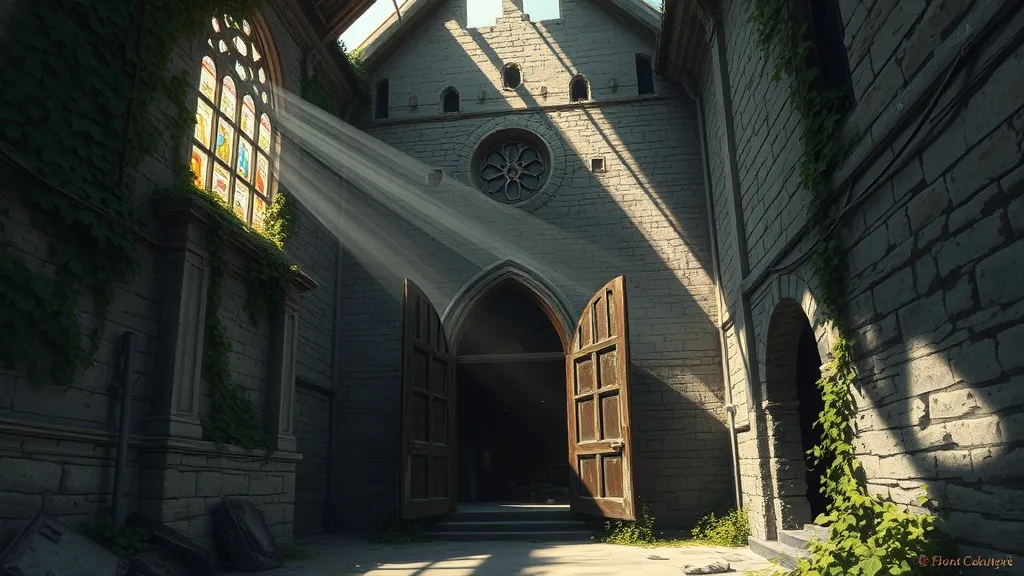Dream symbol: former church: symbolism: Decaying Spiritual Foundation