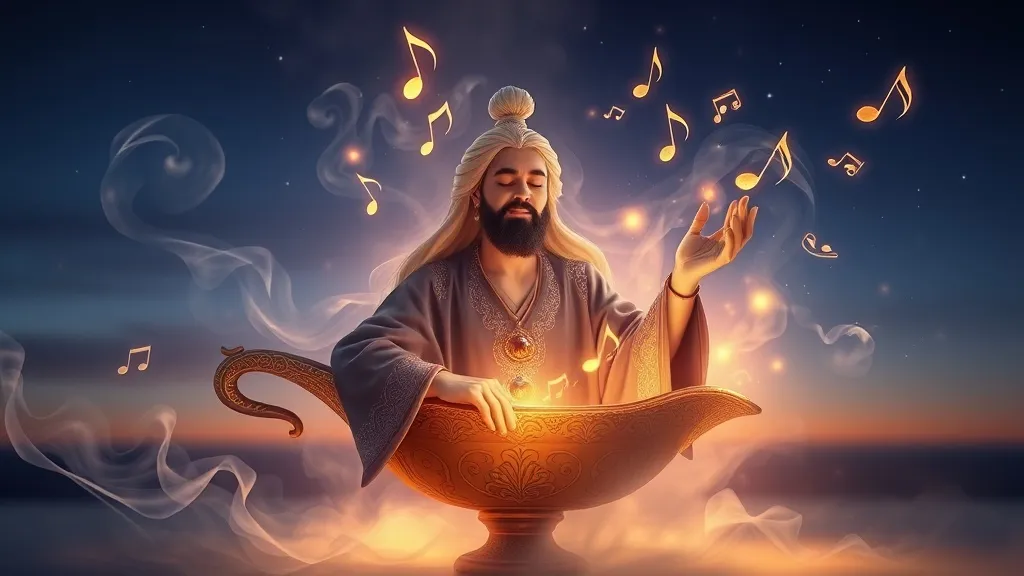 Dream symbol: genie singing: symbolism: Reflection of Emotional Healing and Joy