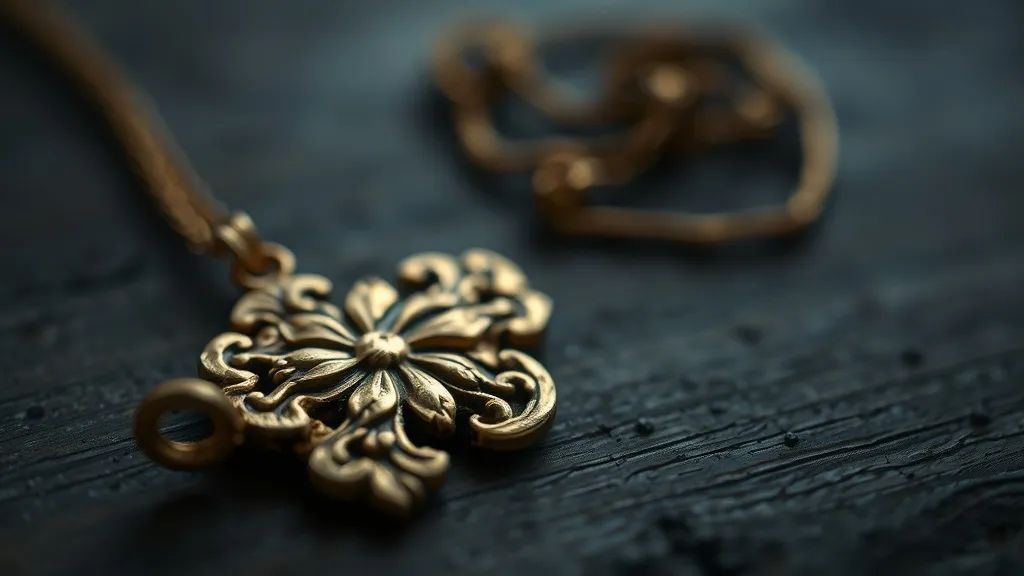 Dream symbol: gold pendant: scenarios: Dreaming of a Tarnished or Damaged Gold Pendant