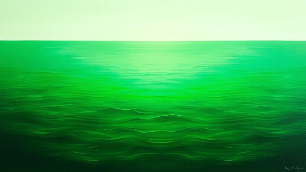 Dream symbol: green sea: symbolism: The Green Sea as a Symbol of Healing and Restoration