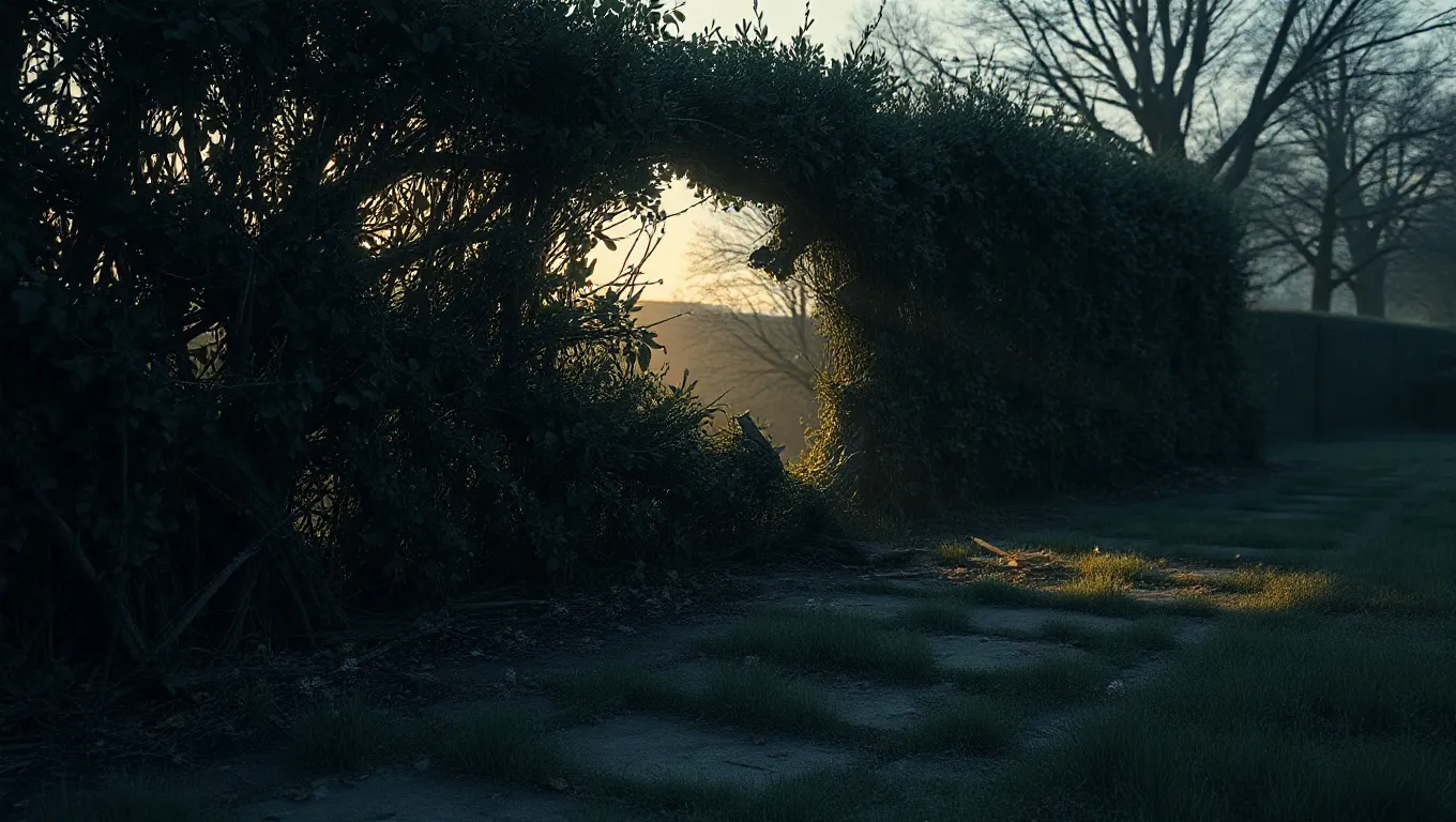 Dream symbol: hedge: scenarios: Dream about a Broken Hedge