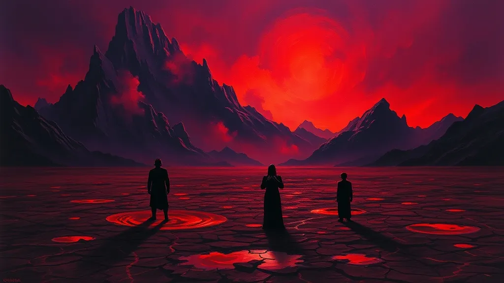 Dream symbol: hellish landscape: scenarios: Dreaming About a Hellish Landscape: Tormented Figures