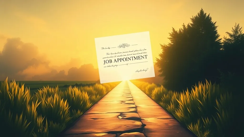 Dream symbol: job appointment letter: symbolism: A Shift in Life Direction