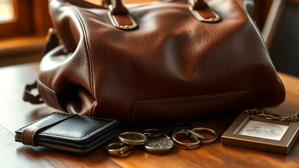 Dream symbol: leather handbag: symbolism: Connection to Material Possessions and Attachment