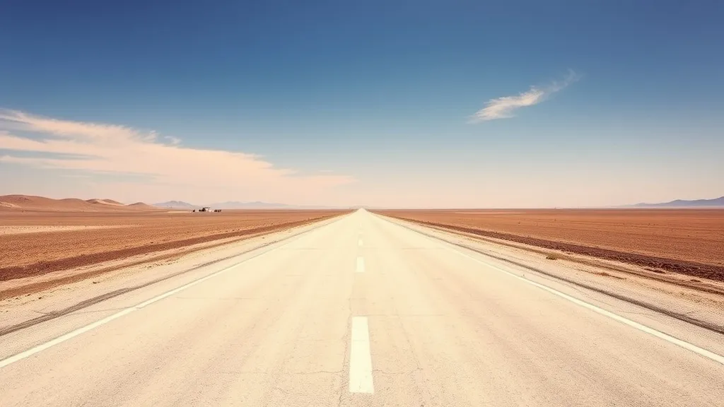 Dream symbol: long stretch of road: symbolism: Freedom and Open Possibilities