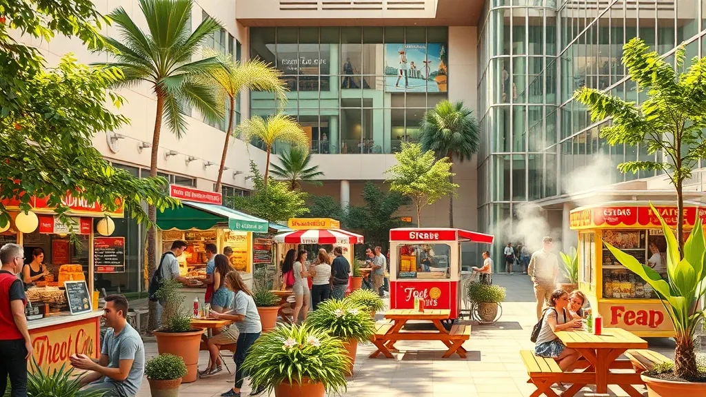 Dream symbol: mall with outside shops: scenarios: Dream of Enjoying Food from Outside Shops at a Mall Dream symbol: mall with outside shops: scenarios: Dream of Enjoying Food from Outside Shops at a Mall