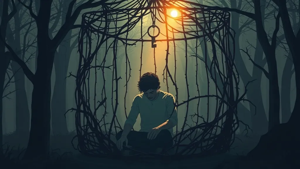 Dream symbol: man in a cage: symbolism: Hidden Potential and Untapped Strengths