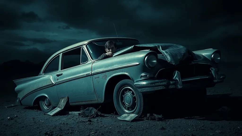 Dream symbol: man in car: scenarios: Dream of a Man Crashing a Car