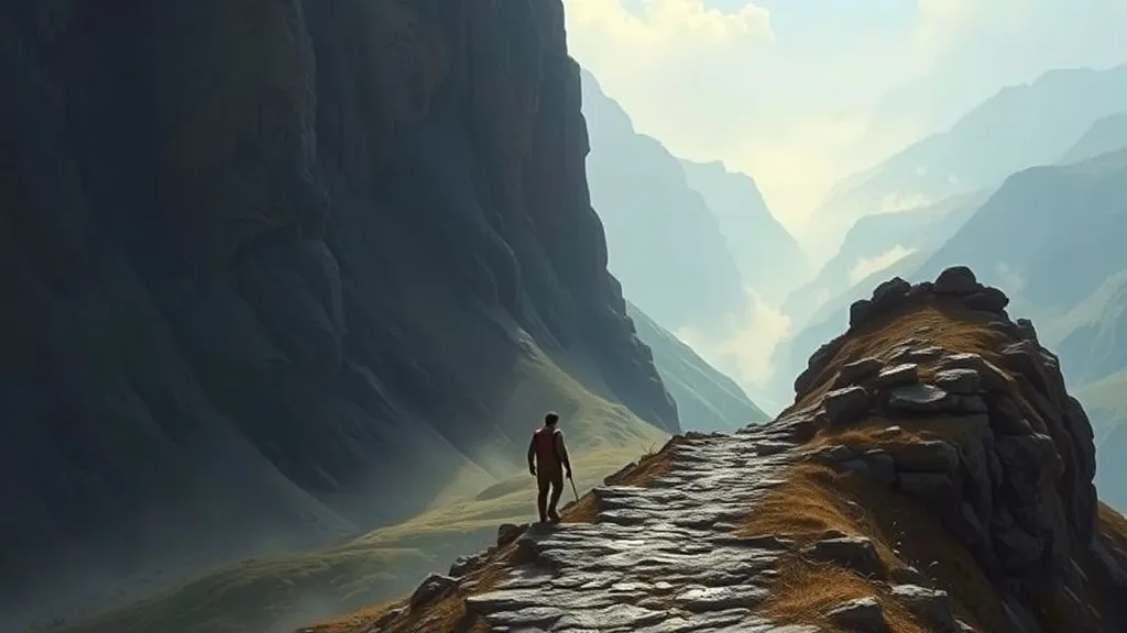 Dream symbol: man walking around: scenarios: Dreaming of a Man Walking on a Mountain