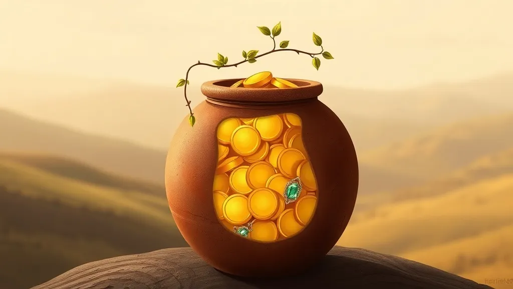 Dream symbol: jar of money: symbolism: Preservation of Wealth and Resources