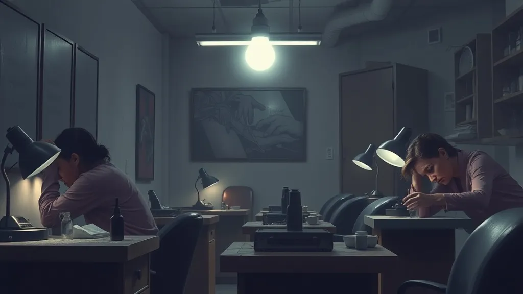 Dream symbol: nail salon: scenarios: Dream About a Nail Salon with Unhappy Staff