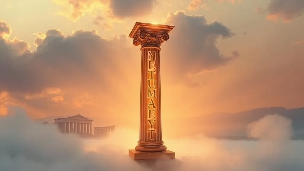 Dream symbol: pillar with capital letters: intro