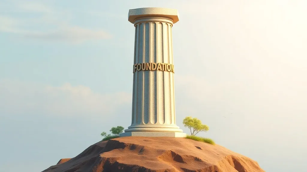 Dream symbol: pillar with capital letters: symbolism: Indicator of Structural Balance in Life