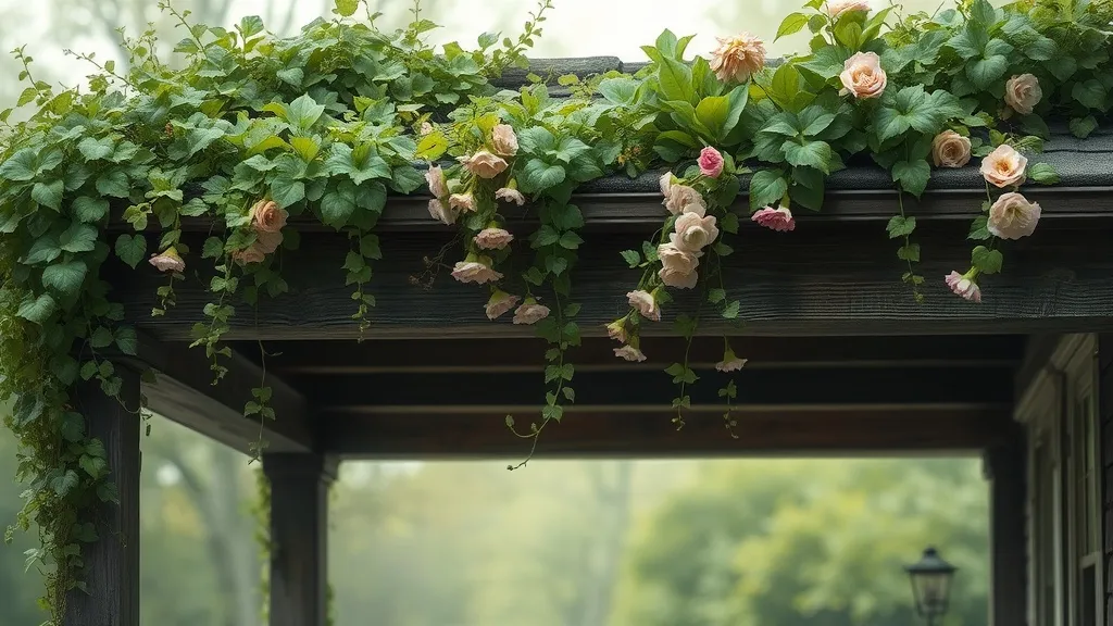 Dream symbol: porch roof: scenarios: Dreaming of a Porch Roof with Plants Growing on It