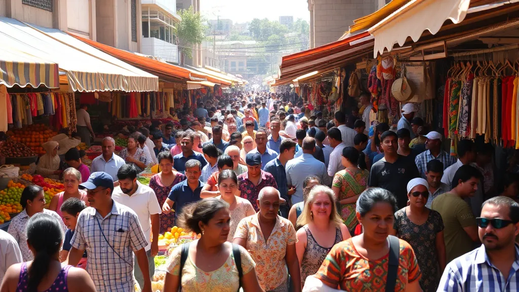 Dream symbol: public gathering: scenarios: Dream about Being in a Busy Market