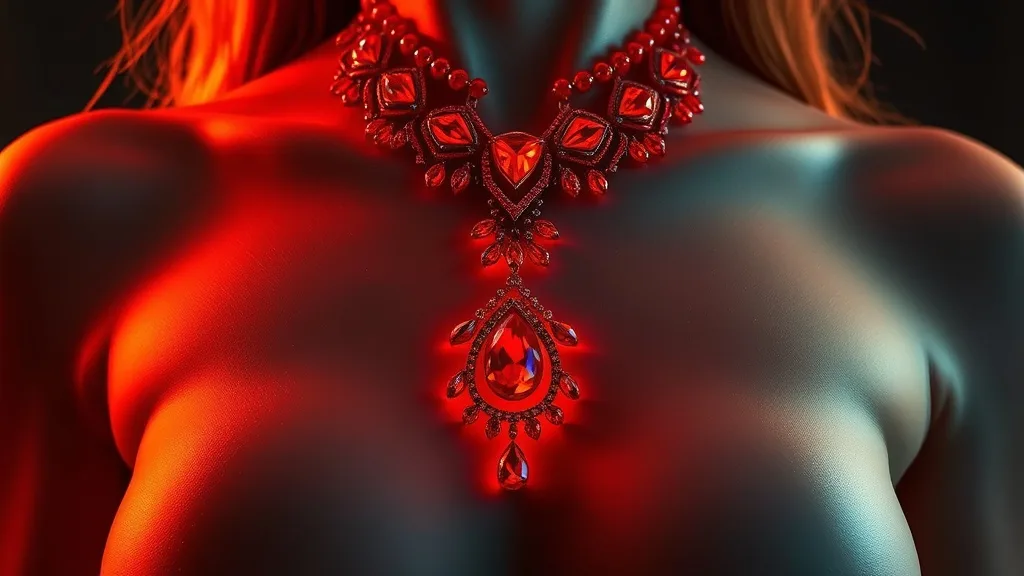 Dream symbol: red necklace: symbolism: Vitality and Energy