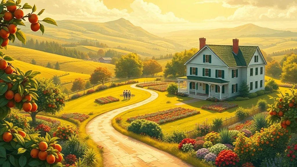 Dream symbol: rich homestead: scenarios: Dream of Exploring a Rich Homestead