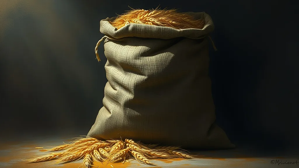 Dream symbol: sack of wheat: scenarios: Dreaming of a Mysterious Sack of Wheat