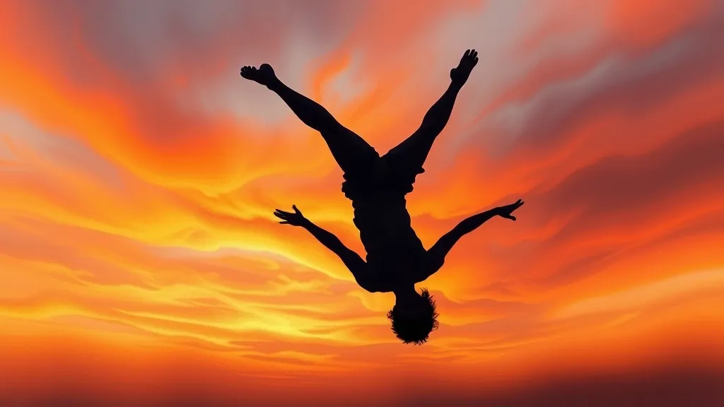 Dream symbol: somersault in air: symbolism: Surrendering to the Unpredictable
