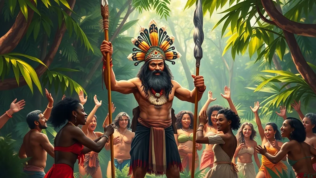 Dream symbol: tribe chief: scenarios: Dream about a tribe chief celebrating a victory