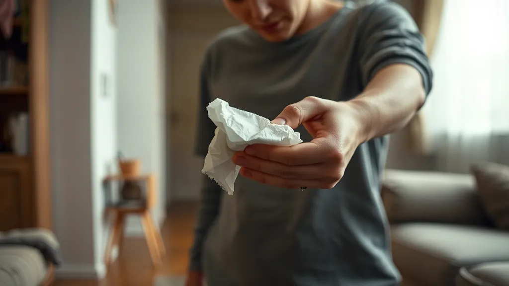 Dream symbol: used tissue: scenarios: Dream of a Used Tissue Causing Embarrassment