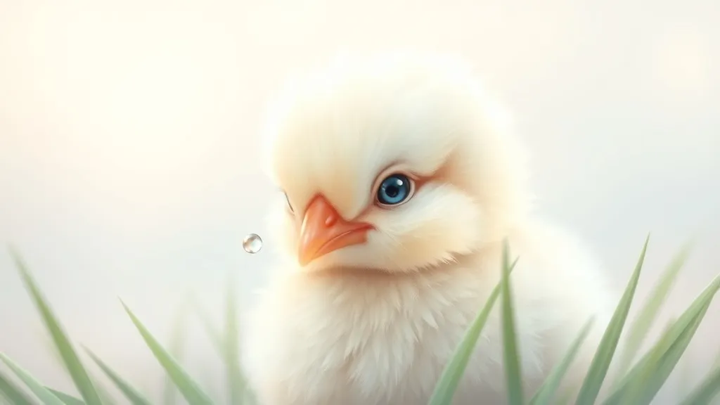 Dream symbol: white baby chicken: symbolism: Purity and Cleanliness