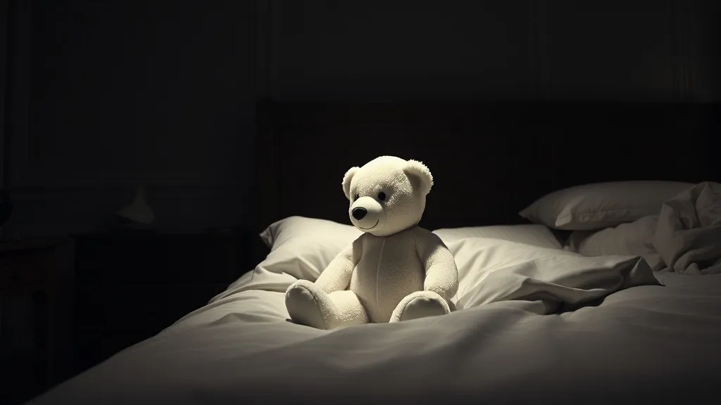 Dream symbol: white stuffed teddy bear: scenarios: Dream about a white teddy bear in an adult's bedroom