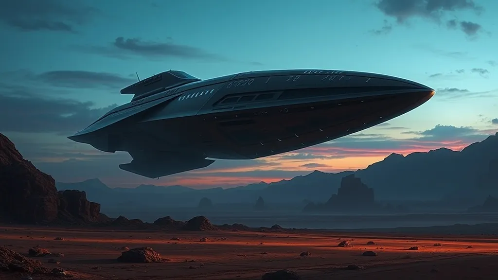 Dream symbol: alien ship: scenarios: Dream of the Exterior of an Alien Ship