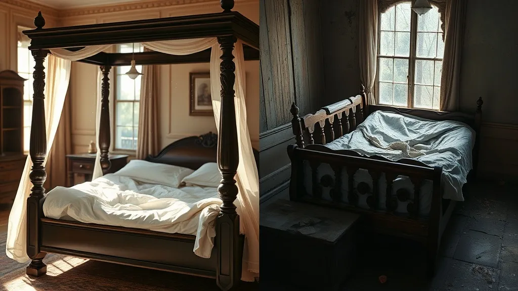 Dream symbol: old bed: symbolism: Comfort and Nostalgia, or Lack Thereof