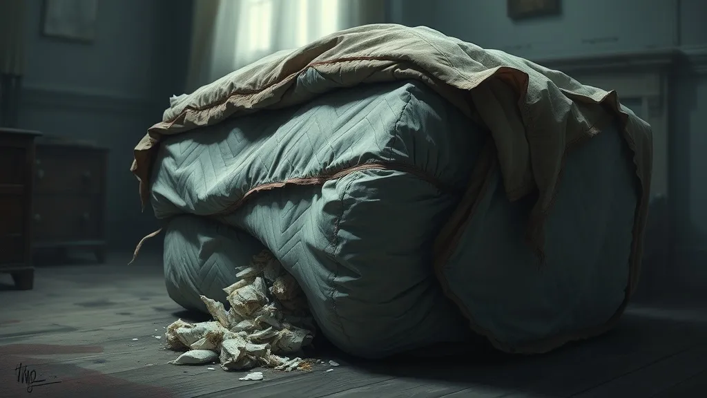 Dream symbol: old mattress: scenarios: Dream about a collapsing old mattress