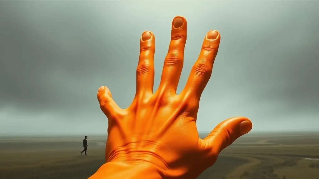 Dream symbol: orange hand: scenarios: Dreaming of a Giant Orange Hand
