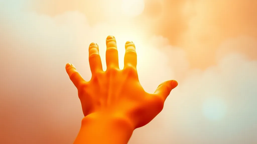 Dream symbol: orange hand: symbolism: The Need for Balance