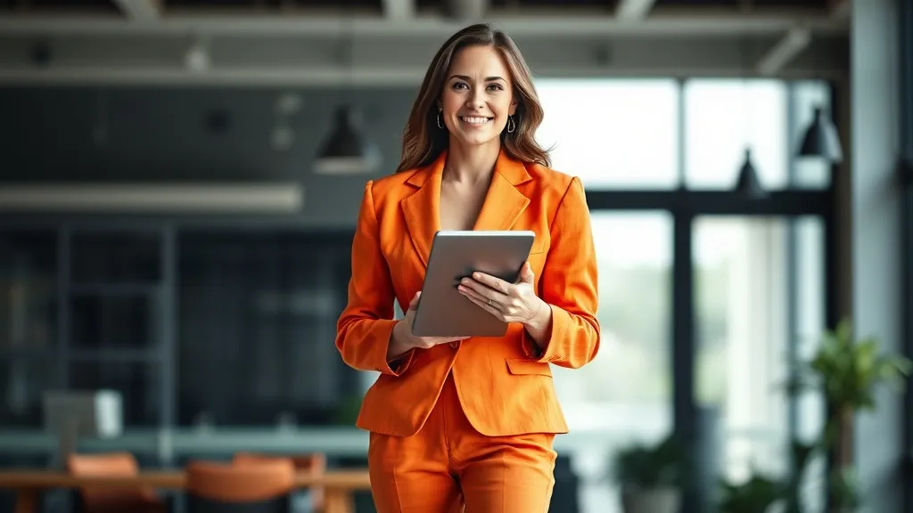 Dream symbol: orange linen suit: symbolism: Vibrancy and Energy in Professional Life