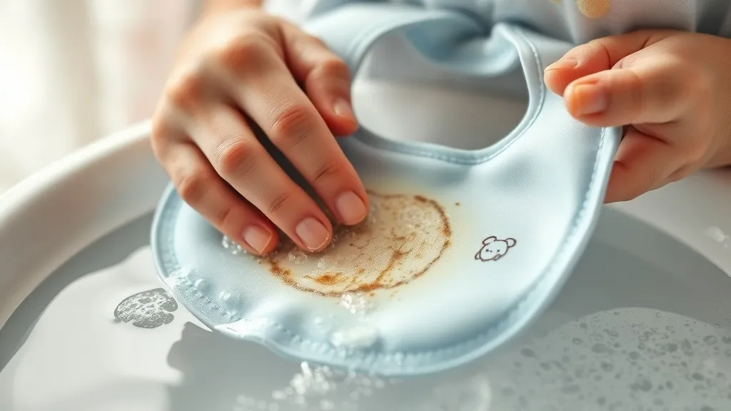 Dream symbol: baby bibs: scenarios: Dreaming of washing or cleaning a baby bib