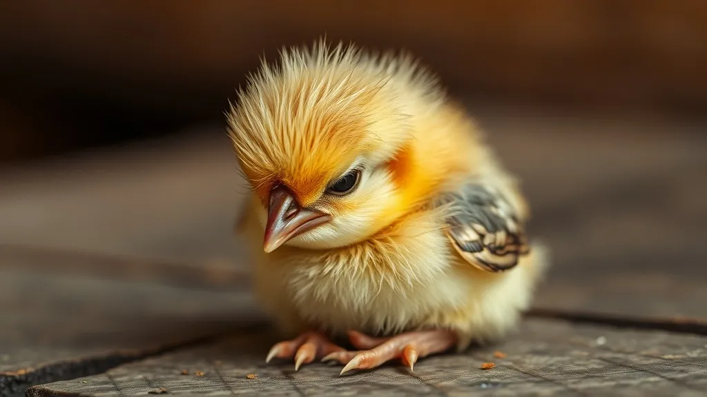Dream symbol: baby chicken: scenarios: Dream of a Weak or Sick Baby Chicken