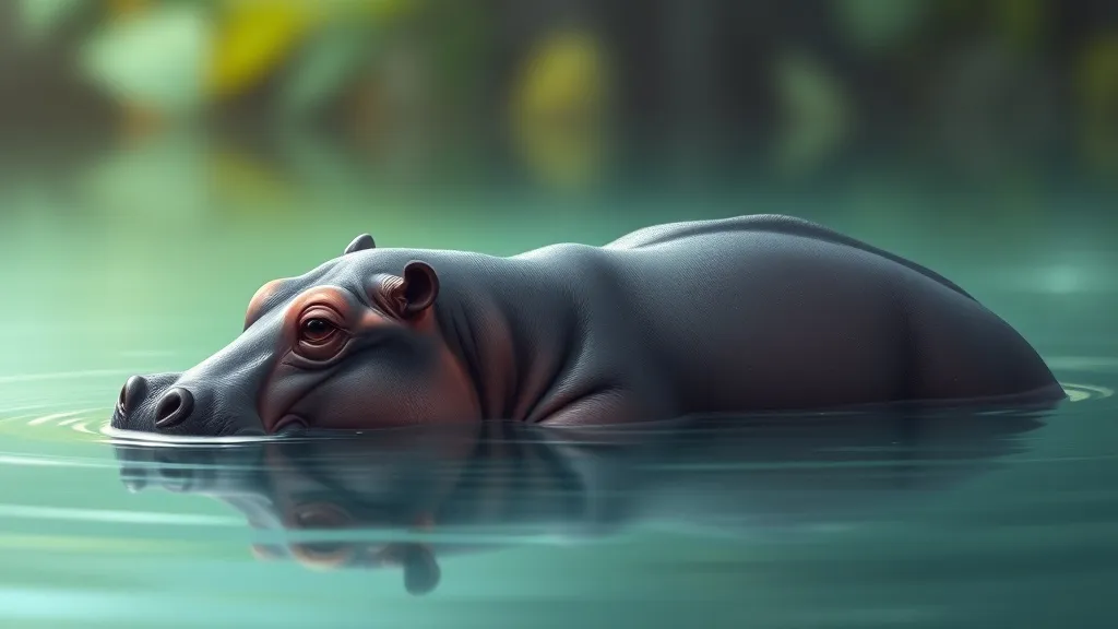Dream symbol: baby hippos: symbolism: Hidden Power and Inner Strength