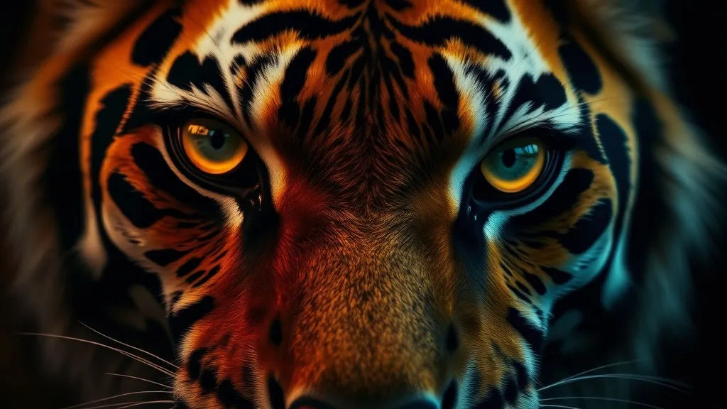Dream symbol: bengal tiger: scenarios: Dreaming of a Bengal Tiger's Eyes