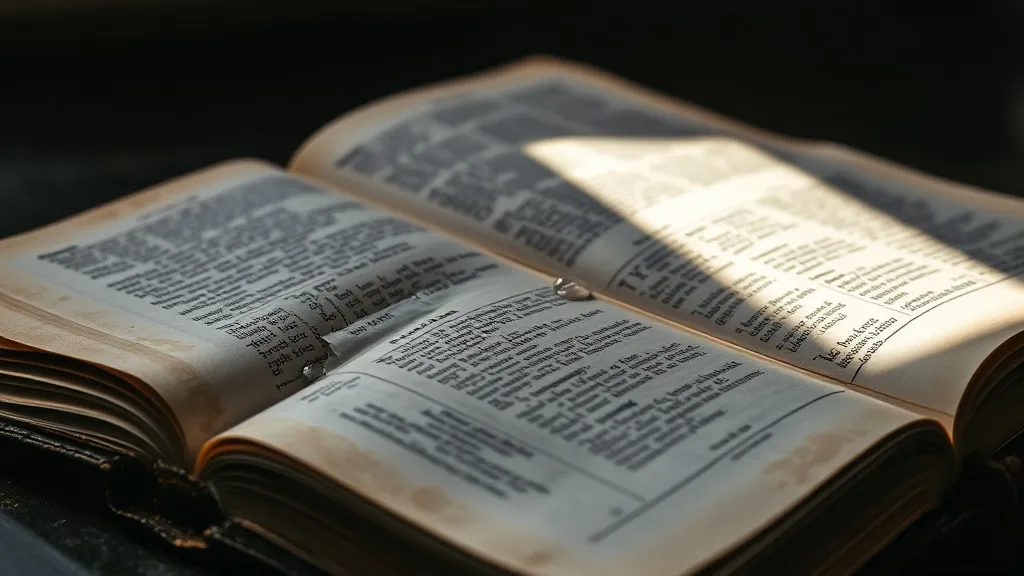 Dream symbol: bible pages: demographics: People grappling with Grief or Loss