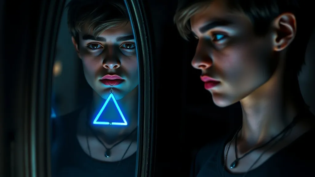 Dream symbol: blue illuminati triangle necklaces: demographics: Young Adults Exploring Identity and Rebellion